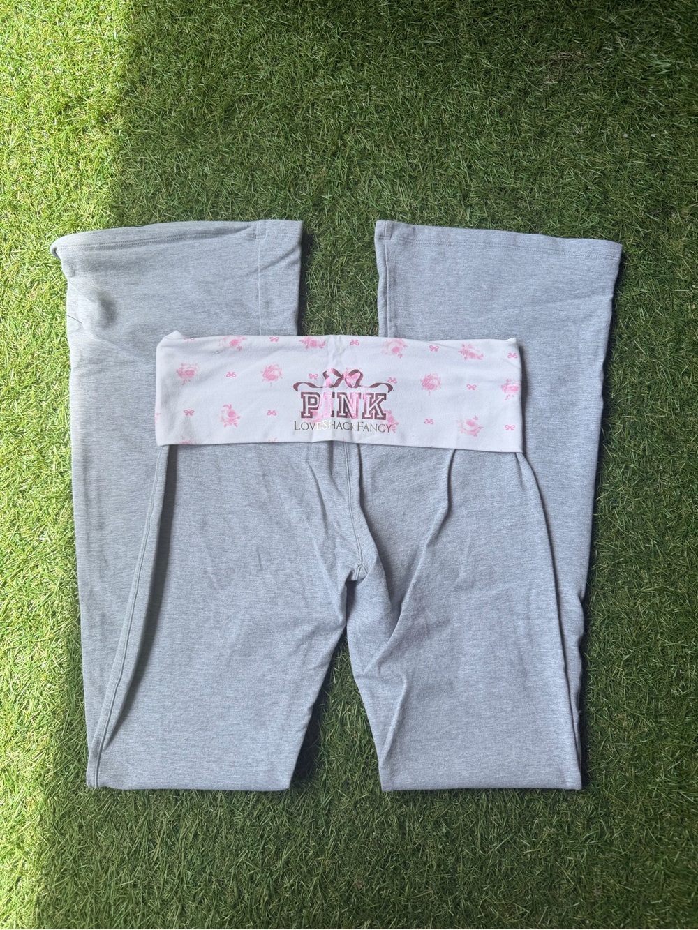PINK X LOVESHACKFANCY Foldover leggings